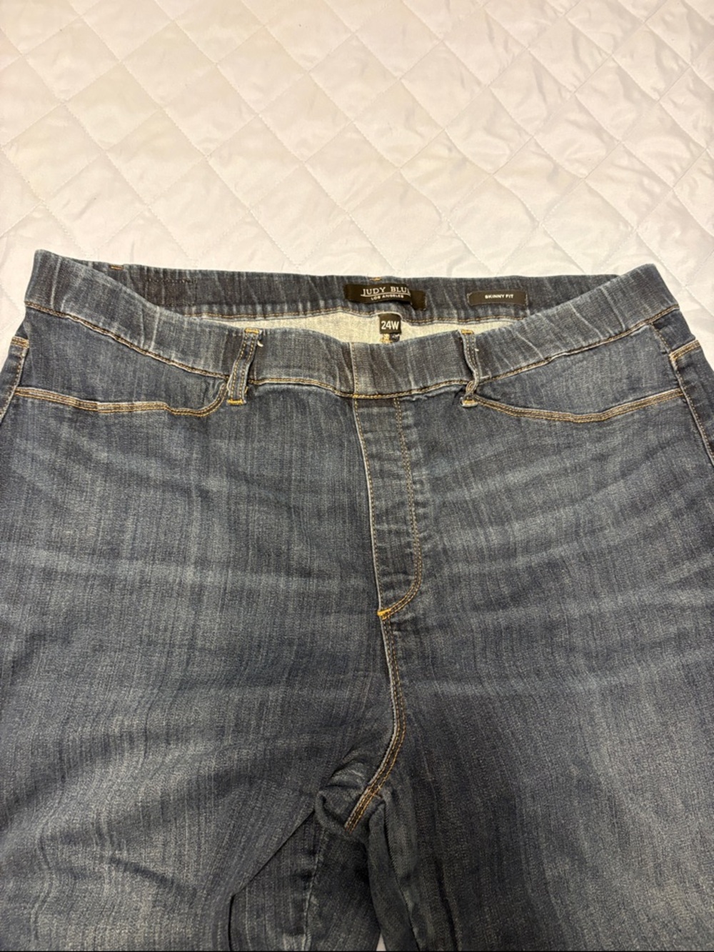 Judy Blue Women’s Skinny Jeans in Dark Blue Wash- 24W - Picture 3 of 7